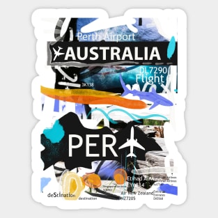 PER Perth Australia airport Sticker